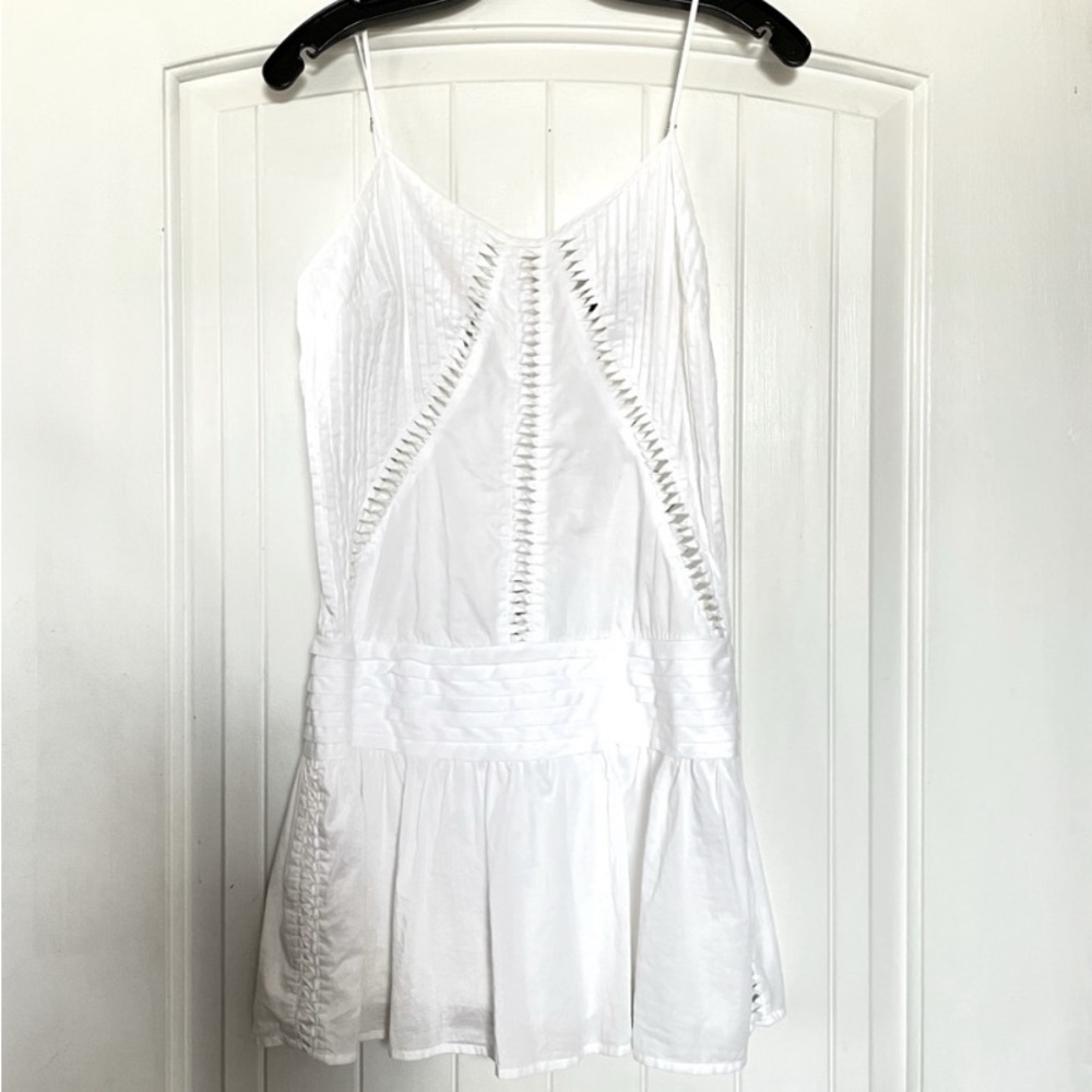 BCBG spaghetti-strap dress (or micro mini)